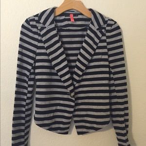 Navy and Gray Blazer