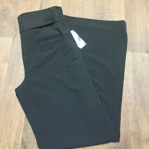 NWT INC Pin Stripe Wide Leg Slacks SZ 10