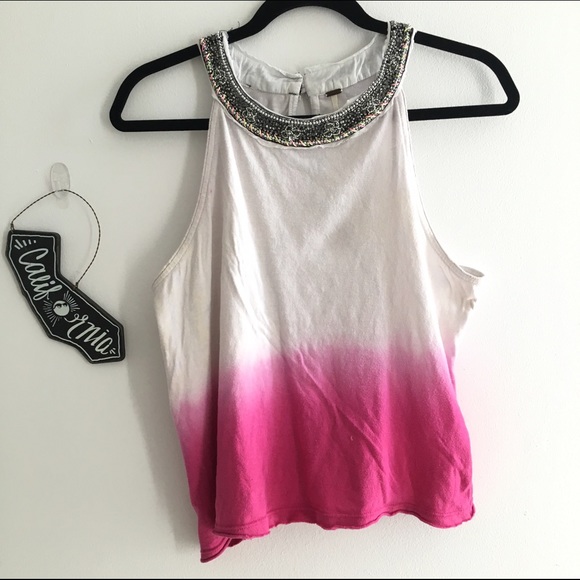 Free People Embroidered Top