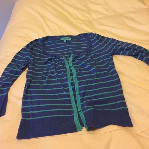 Calypso cashmere striped sweater