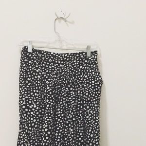 polka dot harem pants