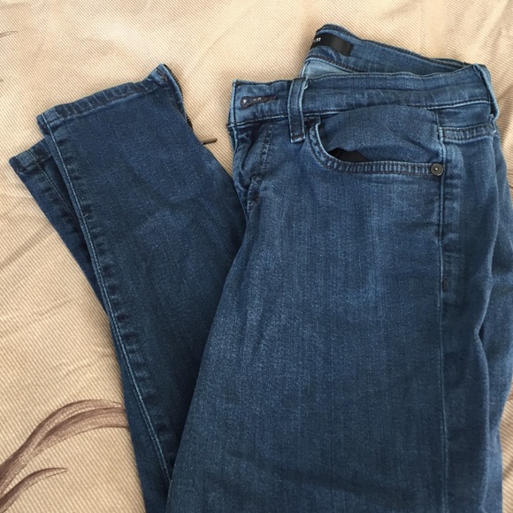 Joe skinny jeans with zipper bottoms