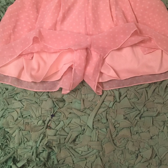 Pink Polka Dot Flow Shorts - Picture 2 of 4