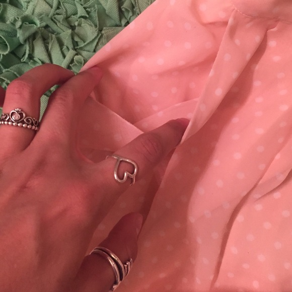 Pink Polka Dot Flow Shorts - Picture 3 of 4