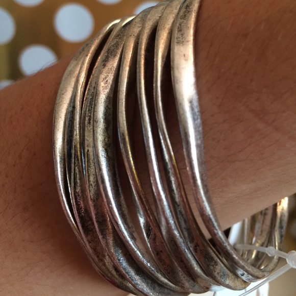 Eight Silver Bracelets /bangles - Picture 3 of 4