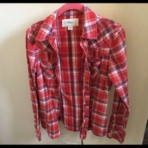 True Religion Authentic Red Flannel