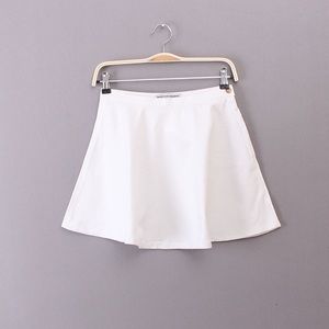 American Apparel White Circle Skirt