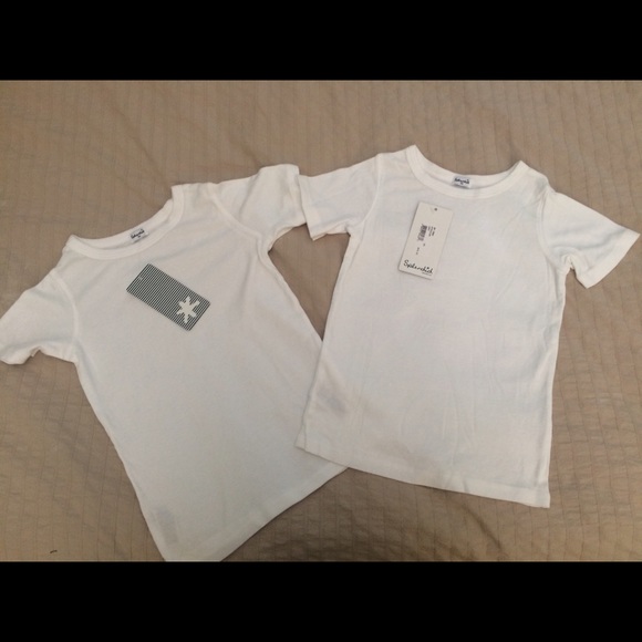 Splendid Kids Boy / Girl Sz6X White T-Shirt