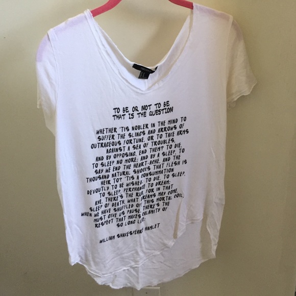 Cute T shirt : Shakespeare's Hamlet