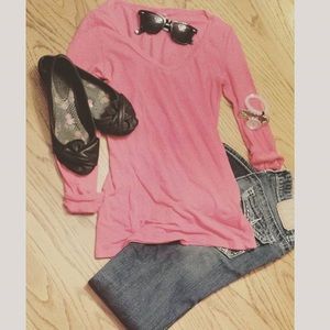 Shirt, sunglasses, shoes, and pants bundle