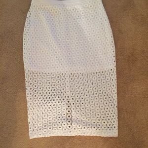 White skirt