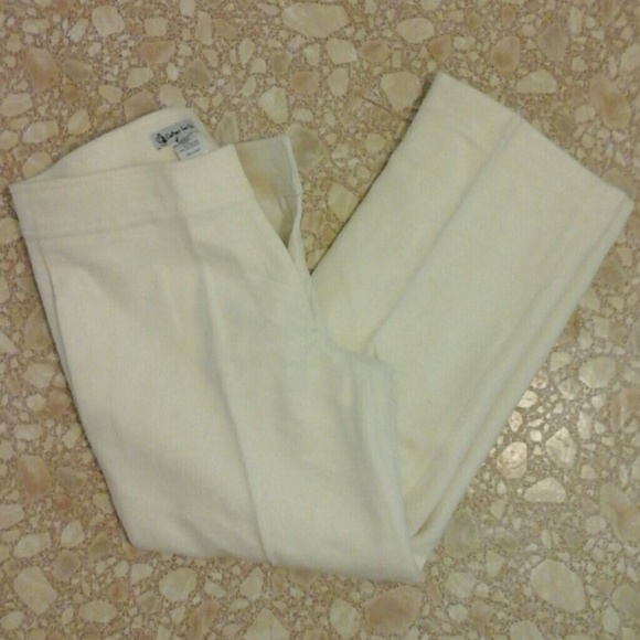 Thick Cream Dress Pants