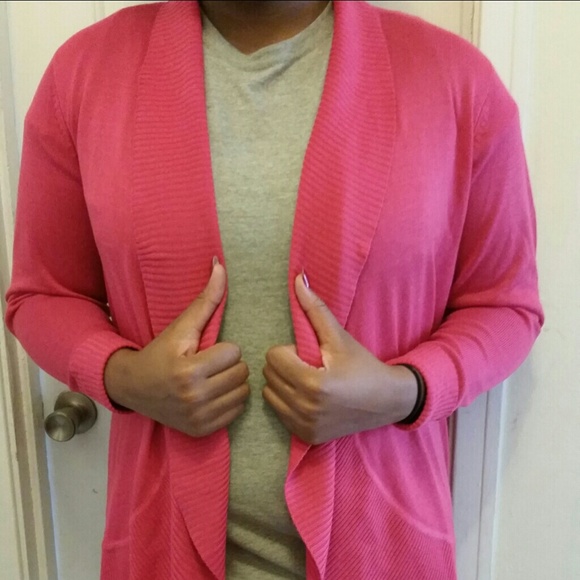 Lightweight open front cardigan