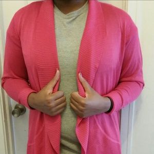 Lightweight open front cardigan