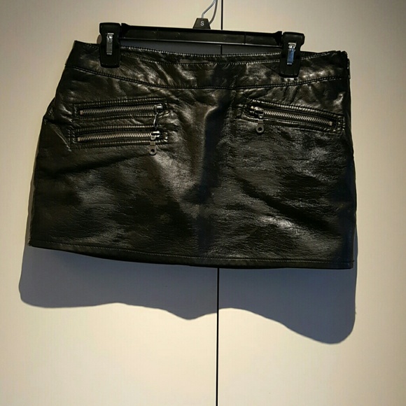 Leather skirt