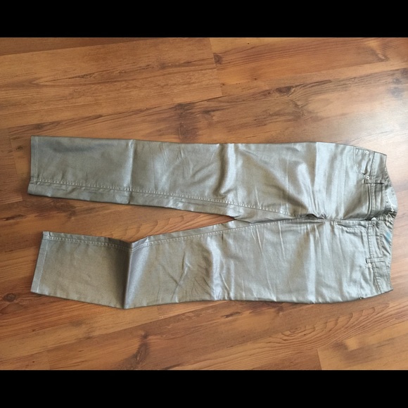 INC Skinny Leg Relaxed Fit Metallic Jeans