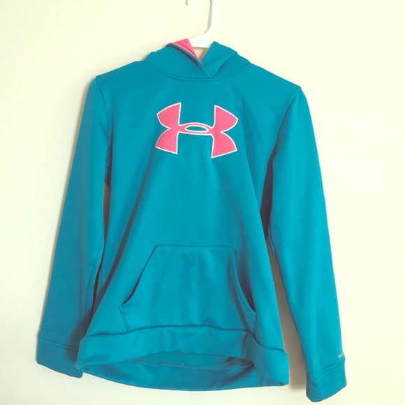Blue and Pink Under Armour Sweatshirt