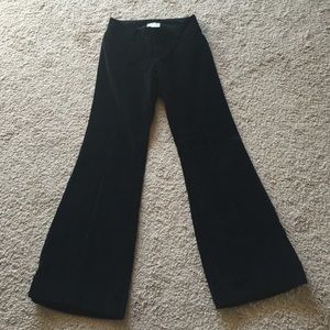 Black corduroy dress pants
