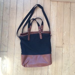 Black and Brown H&M Tote Bag