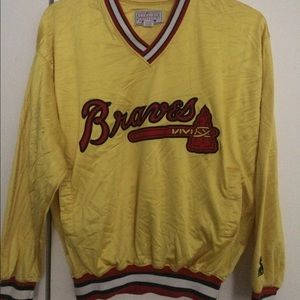Authentic vintage Atlanta braves jersey pullover