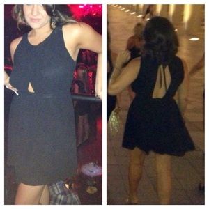 Sexy LBD! Peekaboo detail in front and open back!