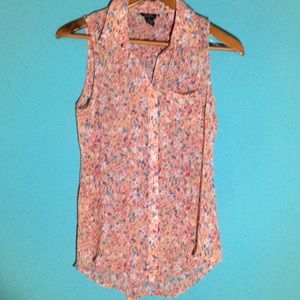 DONATING SOON Rue 21 Sheer Floral Blouse