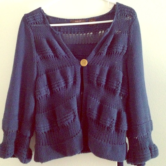 Cotton knit sweater