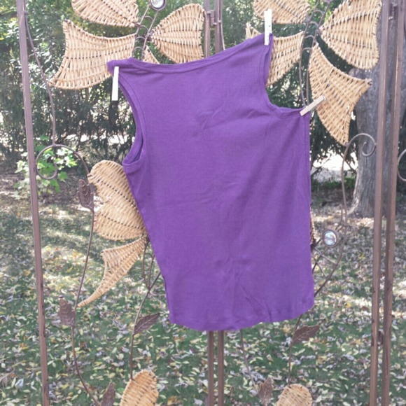 SOLD Purple Tank Top - Picture 3 of 4
