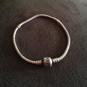 Iconic silver charm bracelet