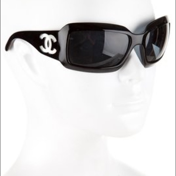 Chanel 5076 CC wrap sunglasses mother of pearl