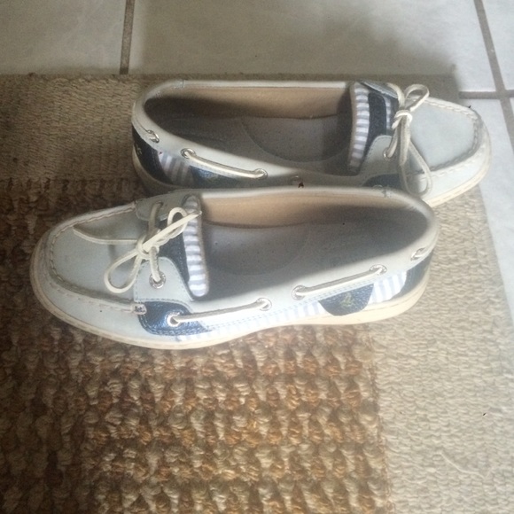 Baby blue sperrys