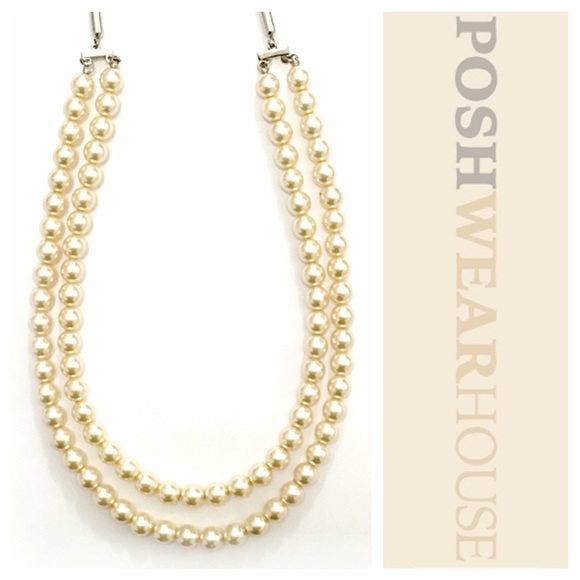 Jewelry - Champagne & Mauve Pink Dual Strand Necklace