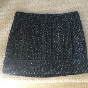 J crew green wool skirt really cute for winter!