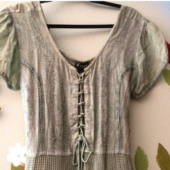 NEW Indian Olive green dress.