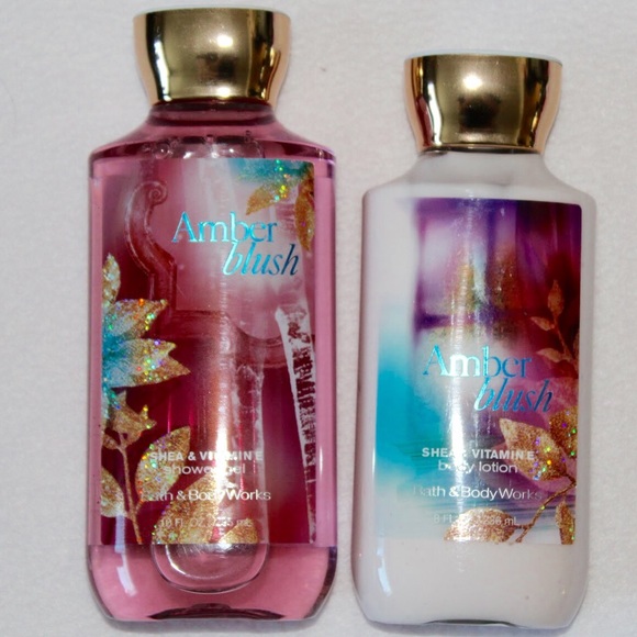 Amber Blush Body Lotion and Shower Gel