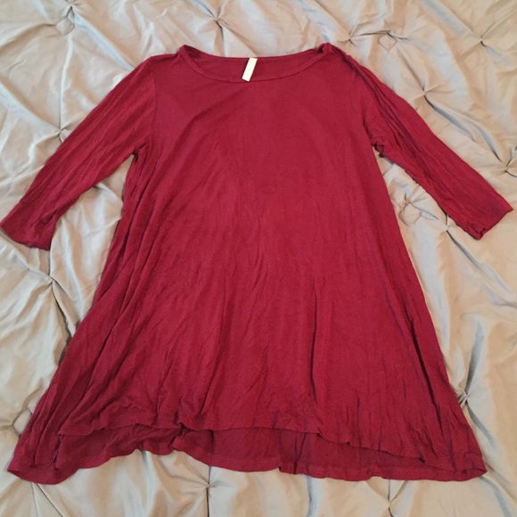 Cranberry tunic