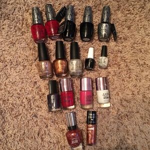 OPI plus other assorted nail polish
