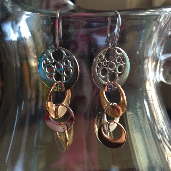 Rebecca Jewelry Earrings - stainless & rose gold