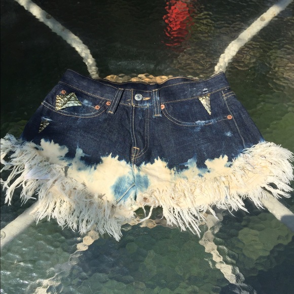 Reconstructed Levi's Denim Shorts