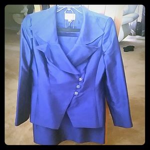 2 pc Royal Blue suit by Lily & Taylor, size 10