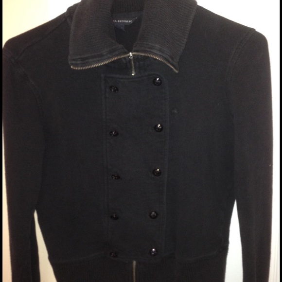 Banana Republic Sweaters - Banana  republic military style sweatshirt