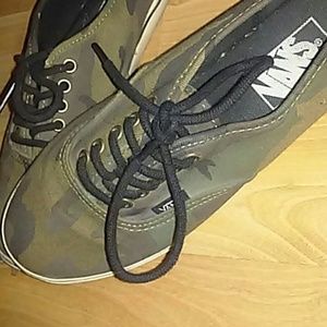Camouflage vans