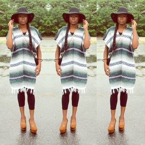 Aztec Vintage Poncho.