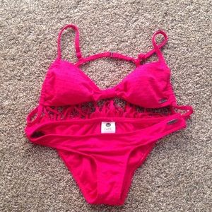 Roxy pink bikini