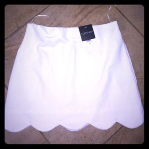 NWT Topshop White Skirt