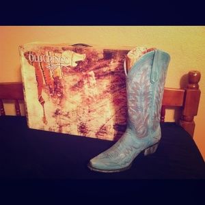 Aqua Old Gringo Western Boots