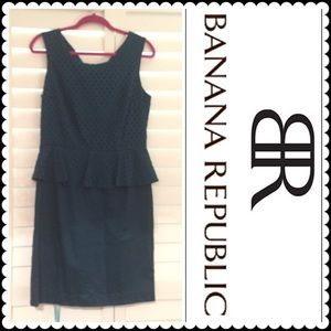 NWOT banana republic peplum dress
