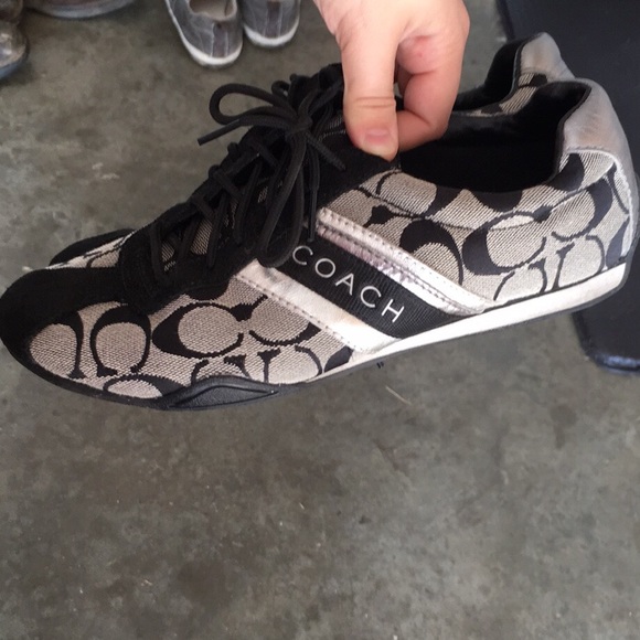 Coach Black Tennis Shoes