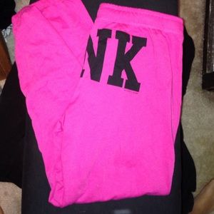 Victoria's Secret LOVE PINK sweat pants never worn