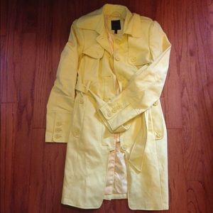 The Limited yellow trench coat
